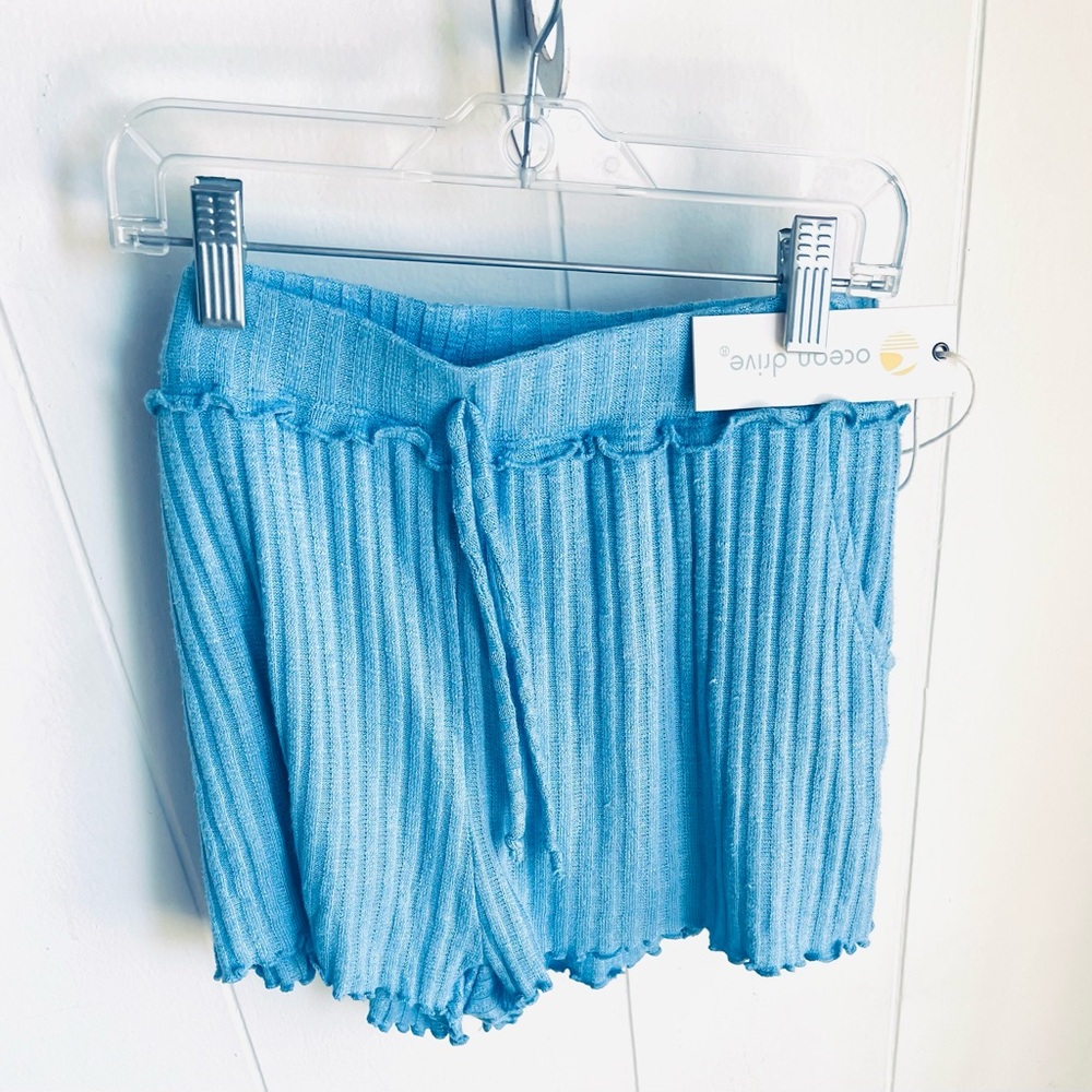 Ocean Drive lettuce Edge Rib Short